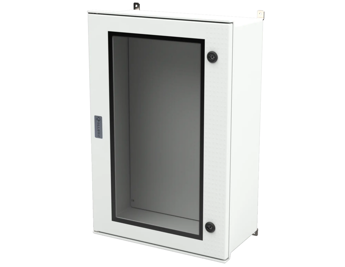 GRP Enclosure AllBrox 6, 600H x 400W x 200D with Clear Polycarbonate window