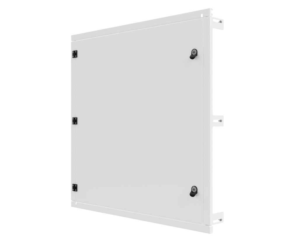 Mild Steel Escutcheon Kit Panel / Inner Door -IP3X, to fit MS-RAL7035-DD-1000Hx1000Wx300D enclosure