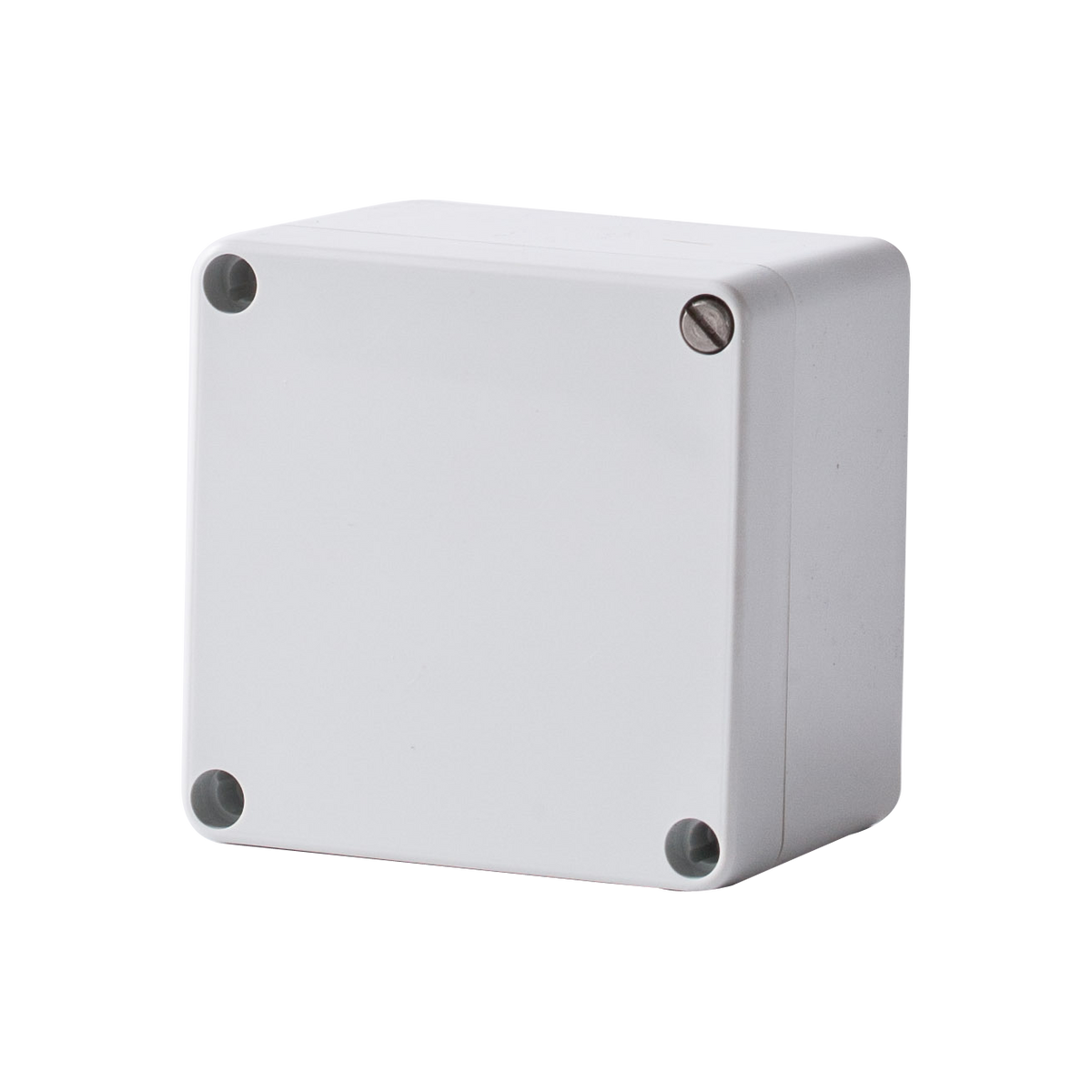 Polycarbonate Enclosure 80Hx80Wx55D Grey Base with Grey Lid IP65