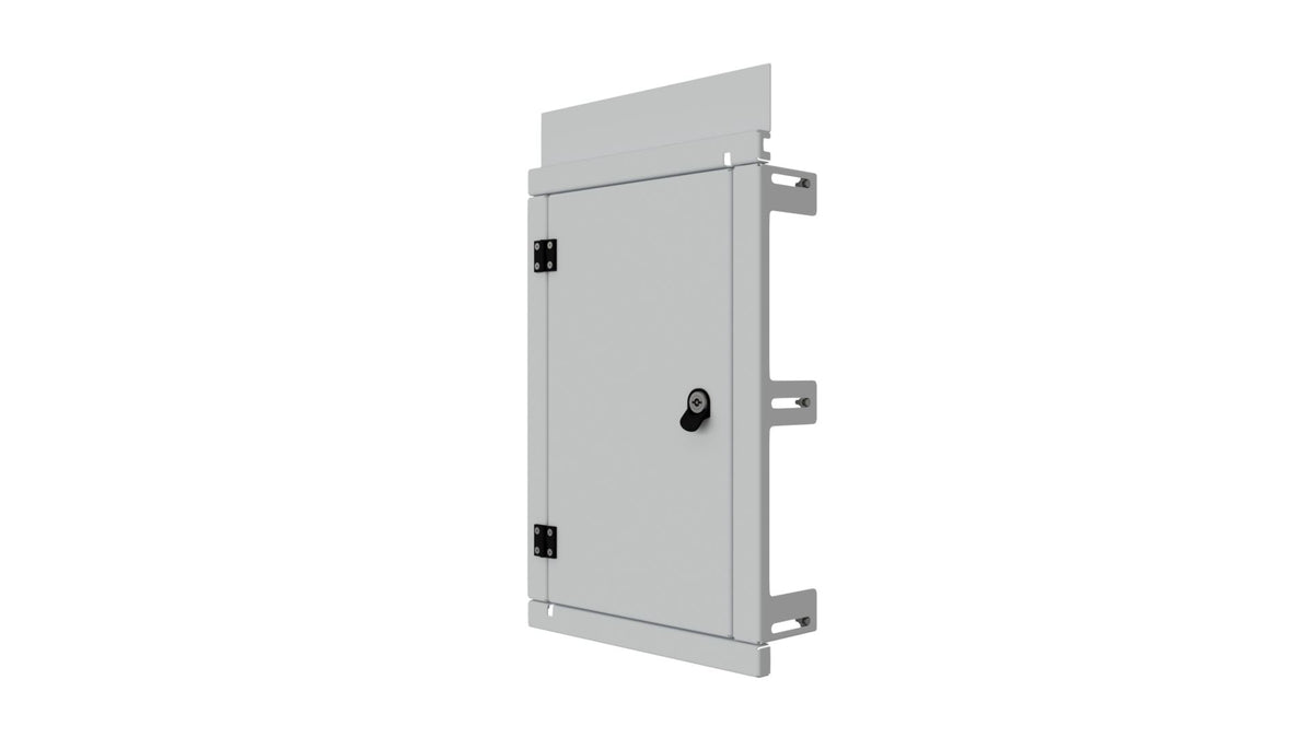 Mild Steel Escutcheon Kit Panel / Inner Door -IP3X, to fit 700Hx500W Sloping Roof enclosure