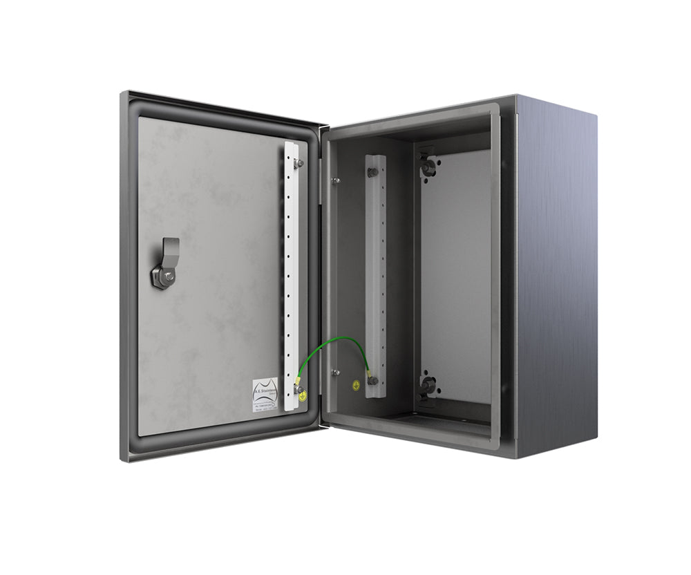 316L Stainless Steel Enclosure 400Hx300Wx150D - 1.5mm