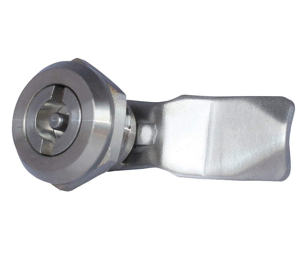 316 Stainless Steel 1/4 Turn Door Lock - 2 Bit