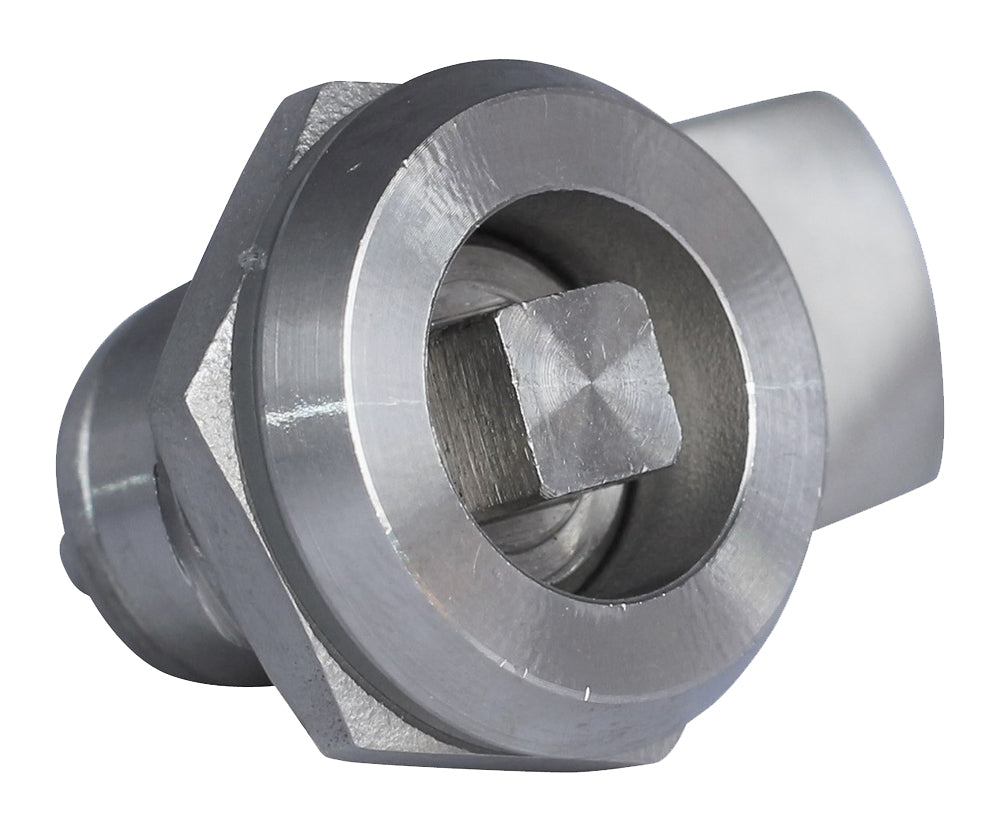 316 Stainless Steel Qtr Turn Door Lock - 7mm Square
