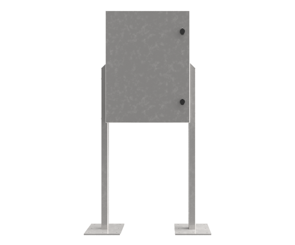 316 Stainless Steel I Stand (Pair), 1250mm high, 10mm base