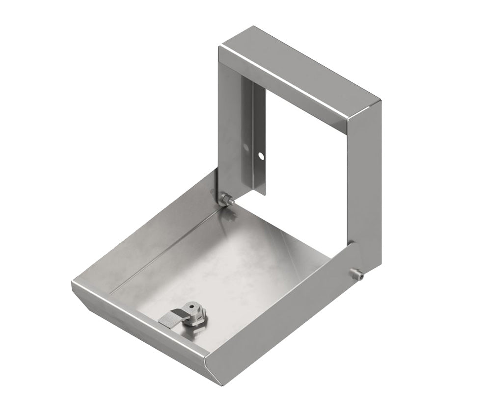 316L Stainless Steel Hinged Vent Hood - 390Hx278Wx65D