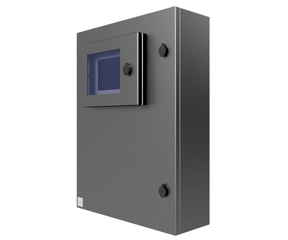 316 Stainless Steel IP66 Protection Cover, to fit 12inch HMI, with viewing window
