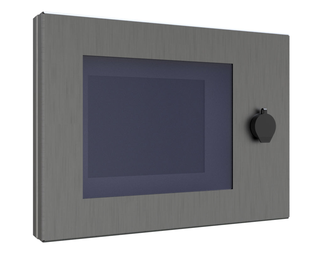 316 Stainless Steel IP66 Protection Cover, to fit 12inch HMI, with viewing window