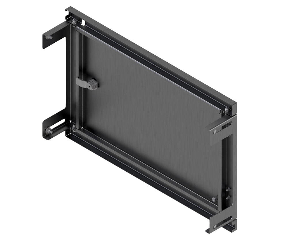 316 1.5mm SS Escutcheon - IP3X, to fit 300Hx400W enclosure (made to order) - POA