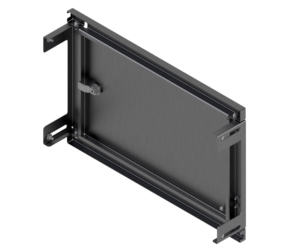 316 1.5mm SS Escutcheon - IP3X, to fit 400Hx600W enclosure (made to order) - POA