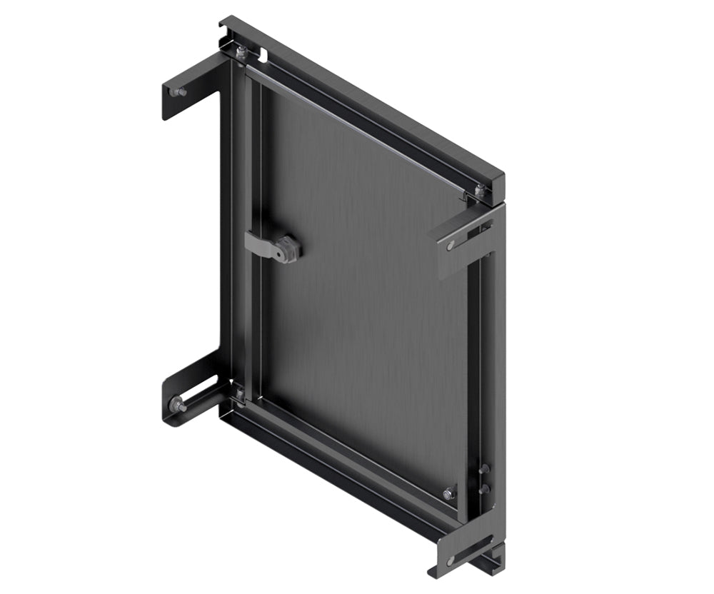 316 1.5mm SS Escutcheon - IP3X, to fit 450Hx400W enclosure (made to order) - POA