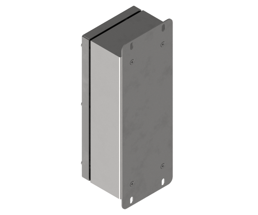 316L Stainless Steel Pushbutton Station 280Hx120Wx90D (4 Hole)
