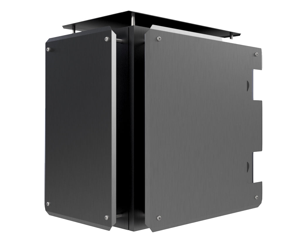 316 Stainless Steel Sunshield kit for 600Hx600Wx300D enclosure - 1.5mm (made to order ) - POA