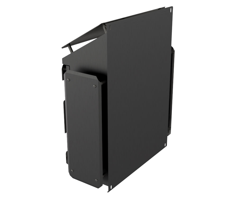316 Stainless Steel Sunshield kit for 800Hx800Wx300D Sloping Roof enclosure - 1.5mm (made to order )