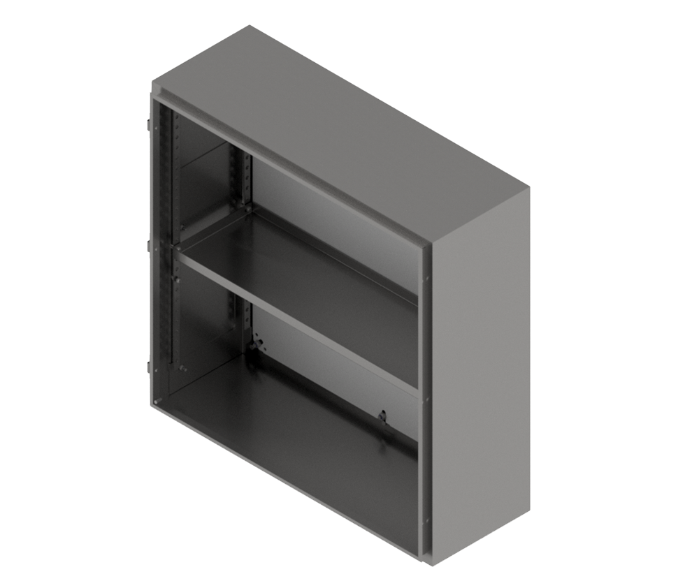 Galvanised Shelf Kit to fit 800Hx600Wx300D Enclosure. Rated 60kg per shelve (200kg Max)-POA