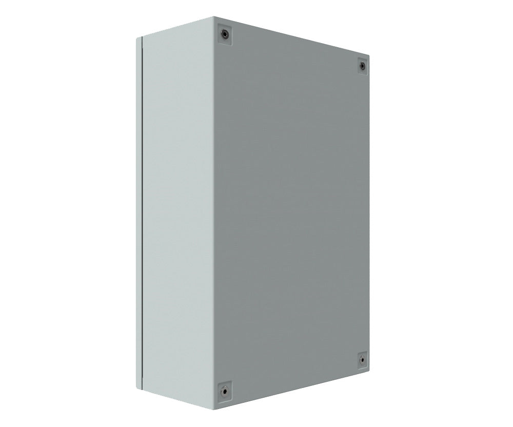 RAL7035 Powder Coated, Aluminium Enclosure 600Hx600Wx300D - 2.5mm