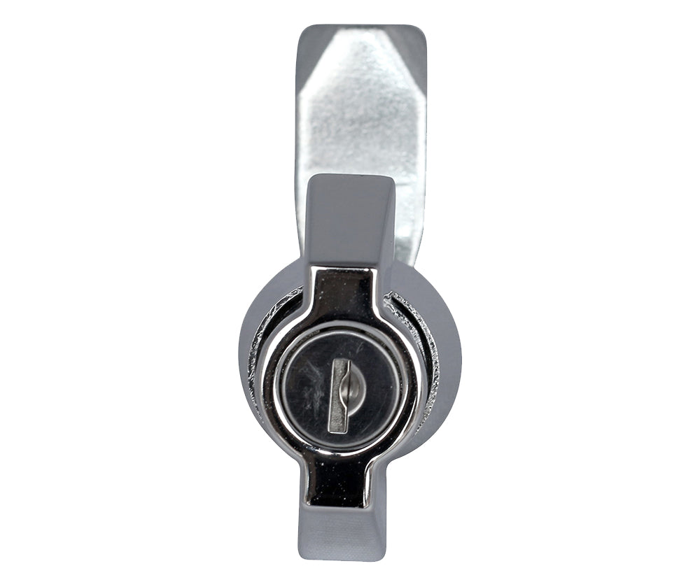 Chrome Key lockable wing handle, with 22mm Cam (92268 key)