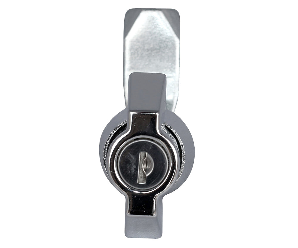 Chrome Key lockable wing handle, with 22mm Cam (CL001 key)
