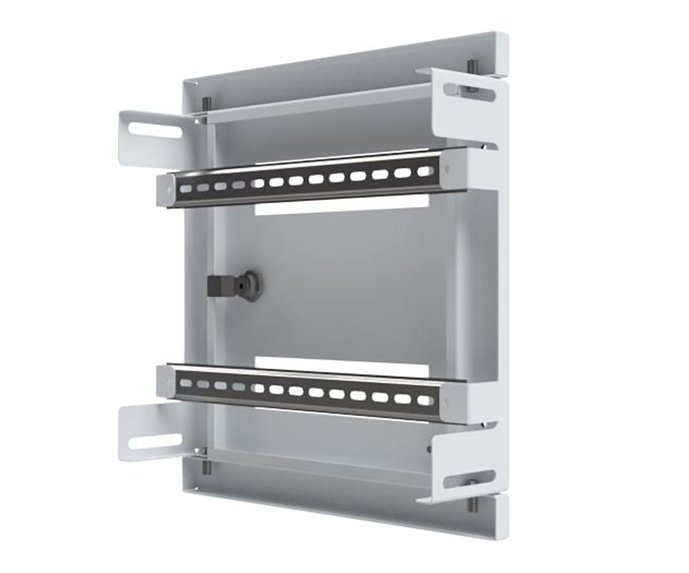 Mild Steel Powder Coated White IP3X Distribution Board Kit -400Hx400W-2H