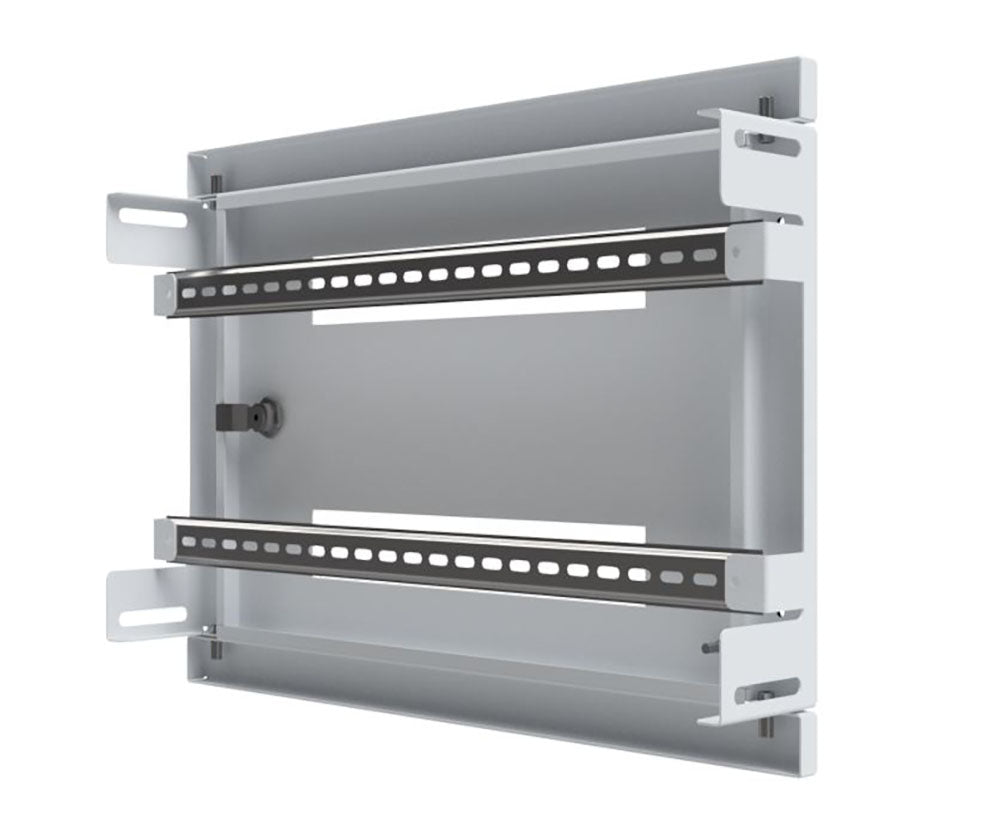 Mild Steel Powder Coated White IP3X Distribution Board Kit -400Hx600W-2H