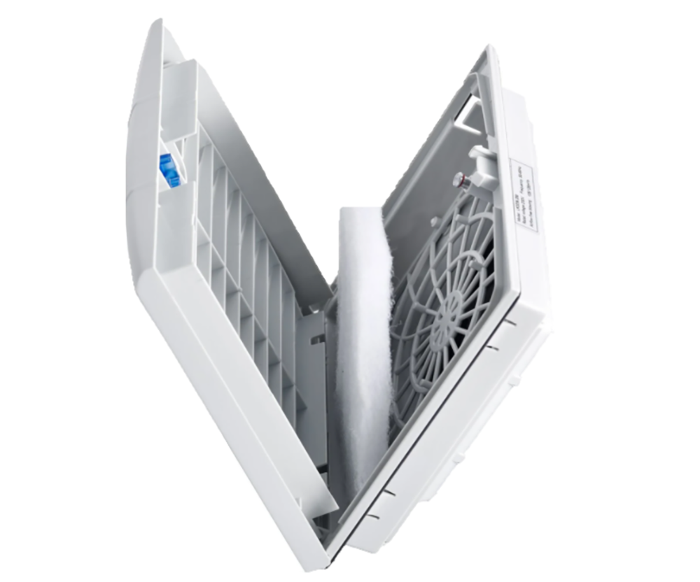Exit Filter Only (148Hx148W, with 124Hx124W cut-out), RAL7035, IP54