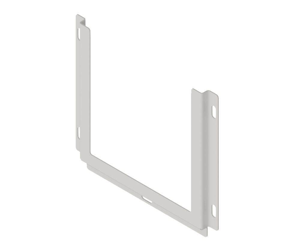 A4 Metal Powder Coated White Legend Card Document Holder