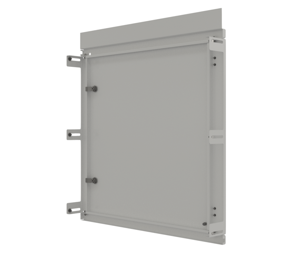 Mild Steel Escutcheon Kit Panel / Inner Door -IP3X, to fit 800Hx800W Sloping Roof enclosure