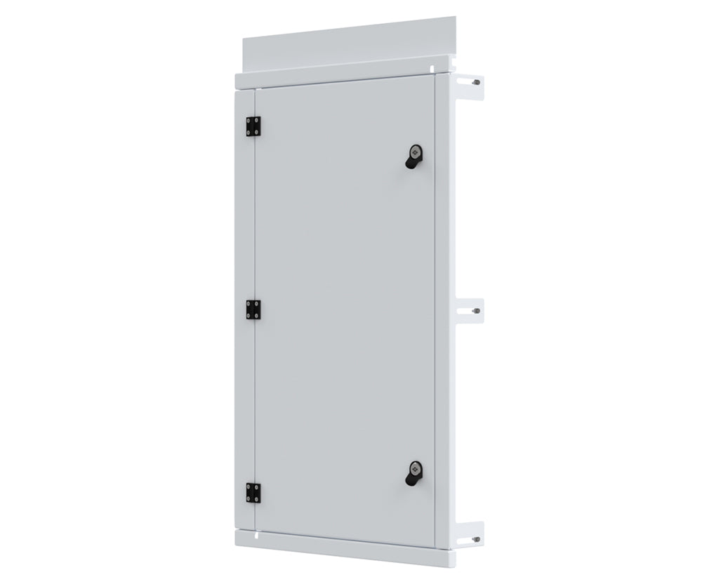 Mild Steel Escutcheon Kit Panel / Inner Door -IP3X, to fit 1200Hx600W Sloping Roof enclosure