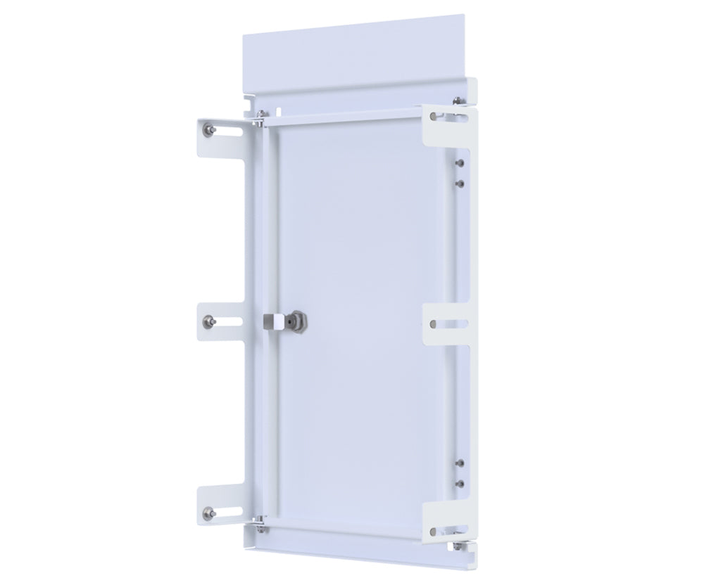 Mild Steel Escutcheon Kit Panel / Inner Door -IP3X, to fit 600Hx400W Sloping Roof enclosure