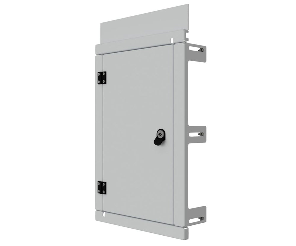 Mild Steel Escutcheon Kit Panel / Inner Door -IP3X, to fit 600Hx400W Sloping Roof enclosure