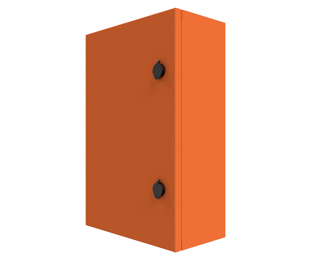 X15 Orange Powder Coated, Galvanised Mild Steel Enclosure 1200Hx800Wx300D - 1.5mm