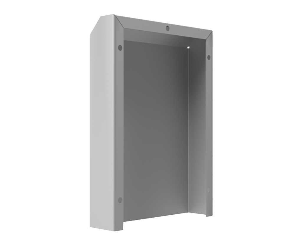 RAL7035 Zinc Anneal, Vent Hood - 475Hx375Wx80D