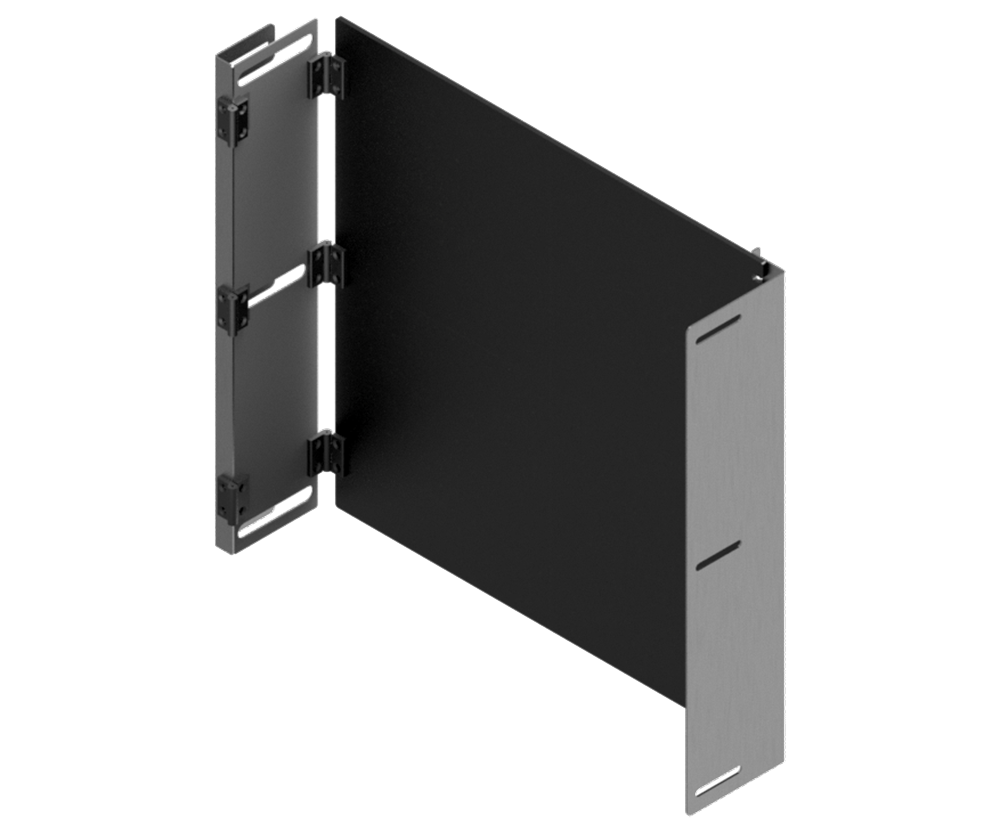 316 Stainless Steel TypeX Black Meter Panel - To fit 800Hx600W enclosure (made to order) - POA