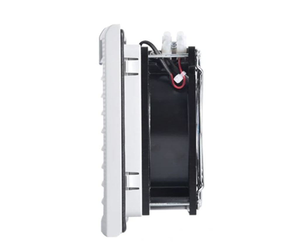 Filter with Fan (148Hx148W, with 124Hx124W cut-out), 230-240V AC with LED, 65m3/h, RAL7035, IP54