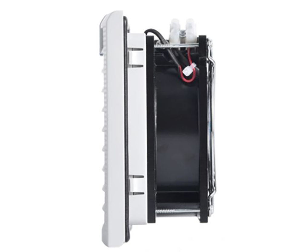 Filter with Fan (148Hx148W, with 124Hx124W cut-out), 24V DC with LED, 85m3/h, RAL7035, IP54