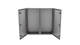 316L Stainless Steel Double compartment Enclosure 1200Hx1200Wx400D - 1.5mm Removable Mullion
