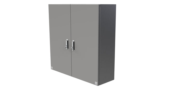 316L Stainless Steel Double compartment Enclosure 1200Hx1200Wx400D - 1.5mm Removable Mullion