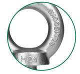 Stainless Steel Lifting Eye M12 - each