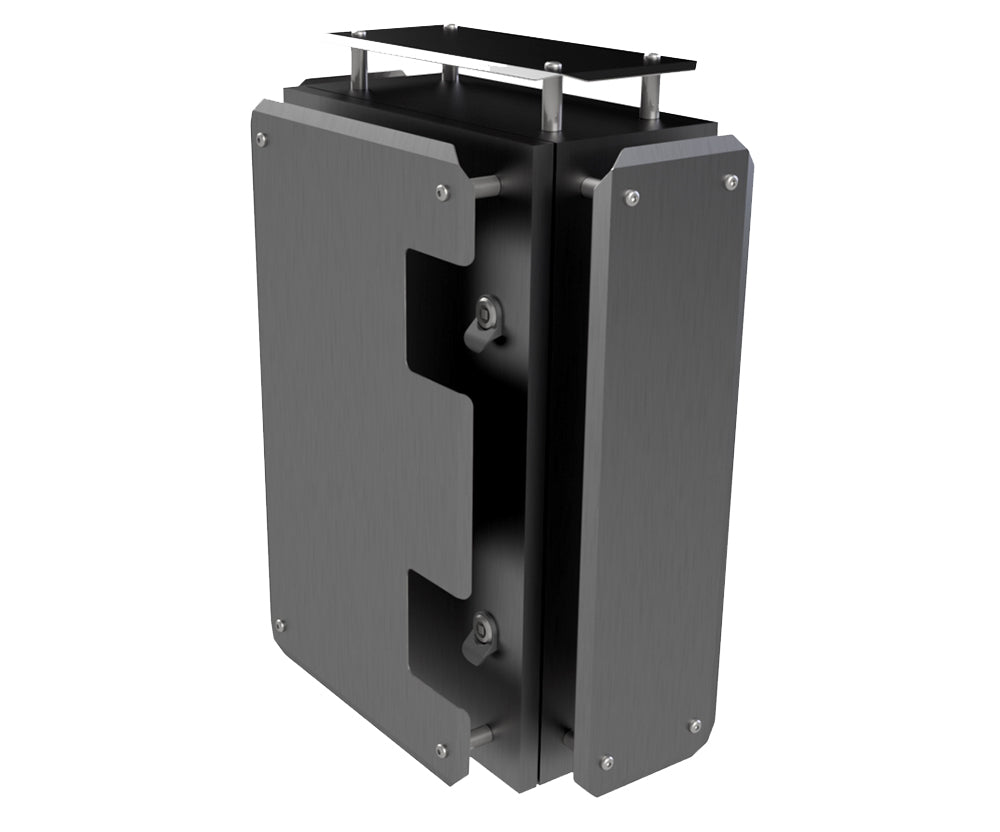 316 Stainless Steel Sunshield kit for 500Hx400Wx200D enclosure - 1.5mm (made to order ) - POA