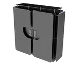 316 Stainless Steel Sunshield kit for 1200Hx1200Wx400D enclosure - 1.5mm (made to order) - POA