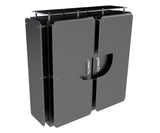 316 Stainless Steel Sunshield kit for 1200Hx1200Wx400D enclosure - 1.5mm (made to order) - POA
