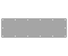 Load image into Gallery viewer, Gland Plate, with seal - 500x150mm 1.5mm 316 Stanless Steel (made to order) - POA
