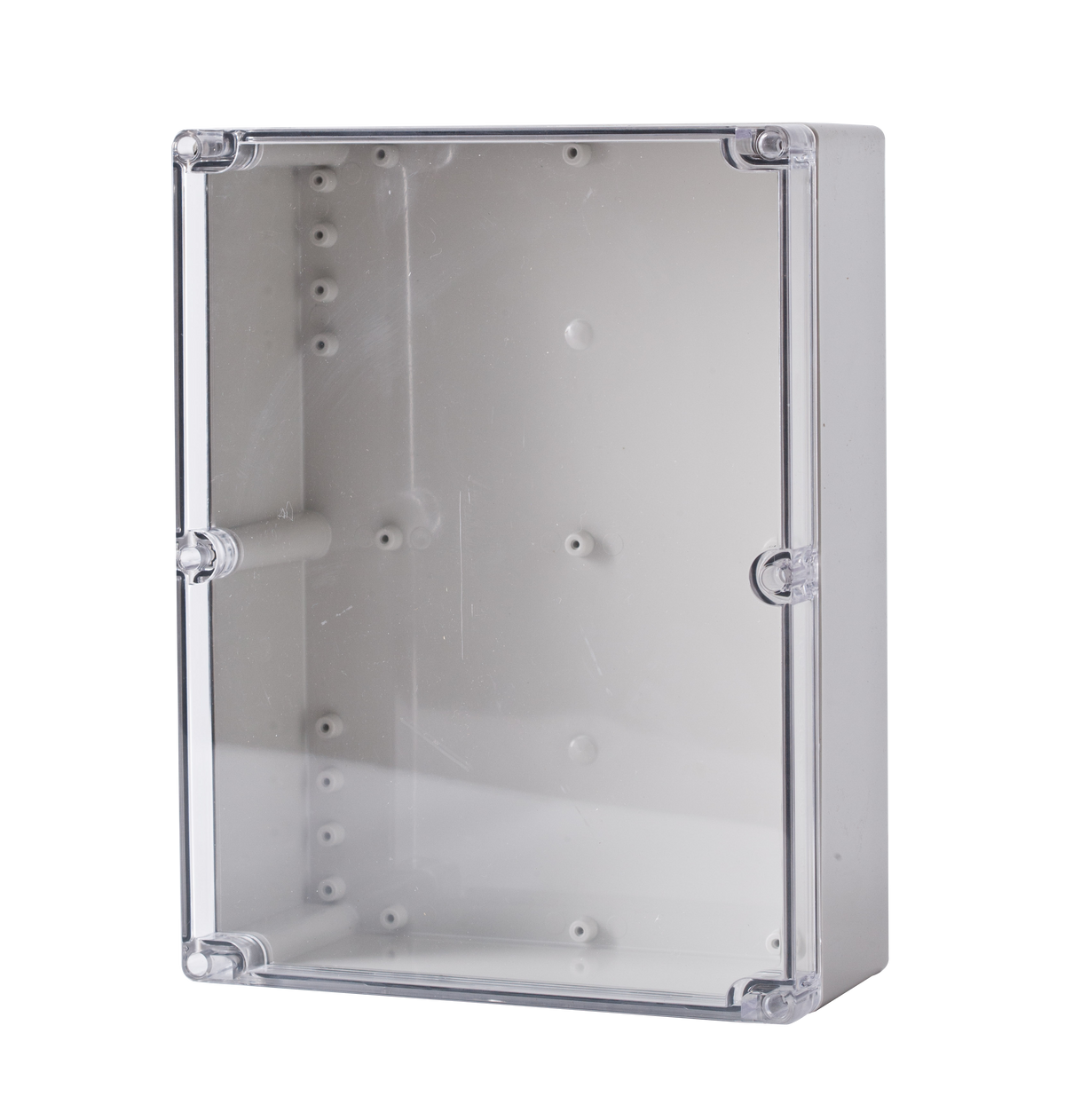 Polycarbonate Enclosure 300Hx230Wx130D Grey Base withTransparent Lid