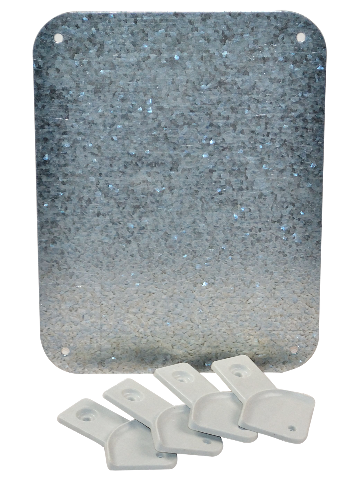 Galvanised Grear Tray to fit Polycarbonate Enclosure 240Hx160W