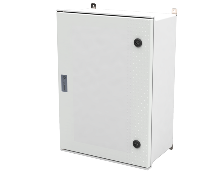 GRP Enclosure AllBrox 5, 500H x 350W x 200D with SMC Device Plate – AE ...