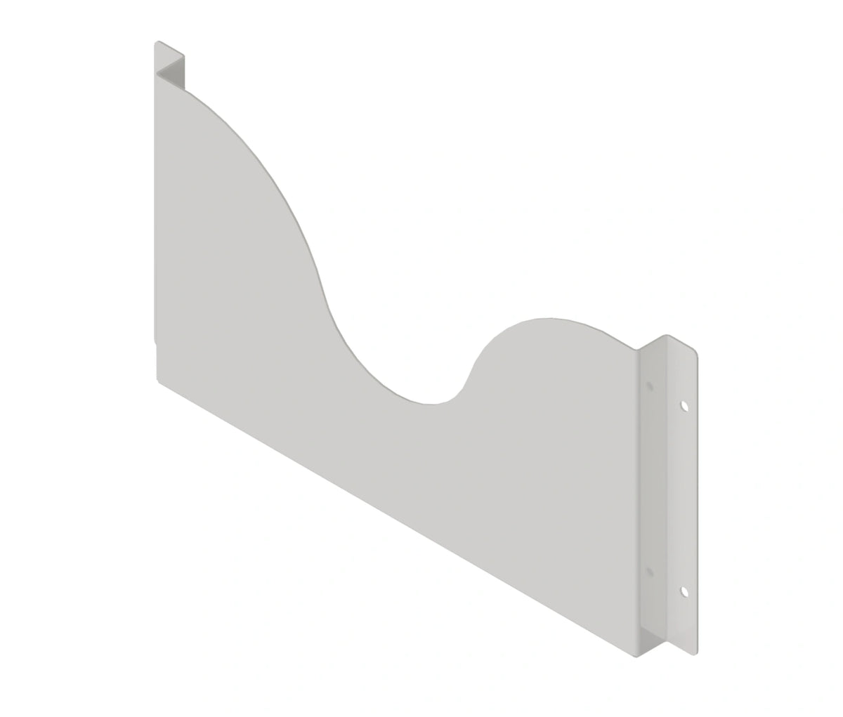 Mild Steel A3 Metal Powder Coated White Document Holder
