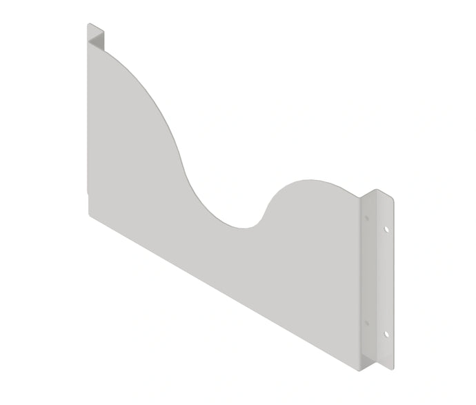 Mild Steel A3 Metal Powder Coated White Document Holder