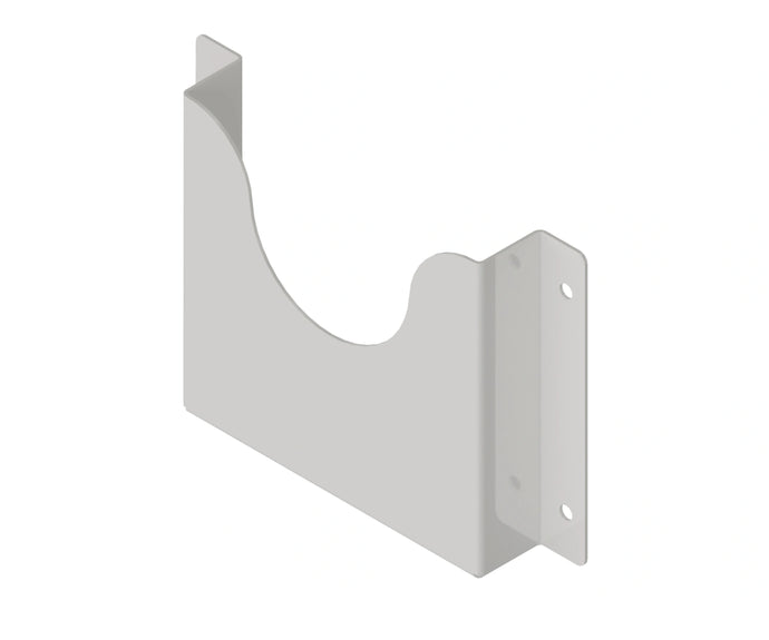 Mild Steel A5 Metal Powder Coated White Document Holder