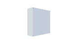 RAL7035 Powder Coated, Galvanised Mild Steel Enclosure 1000Hx1000Wx300D - 1.5mm (Double door)