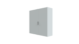 RAL7035 Powder Coated, Galvanised Mild Steel Enclosure 1000Hx1000Wx300D - 1.5mm (Double door)