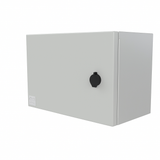 RAL7035 Powder Coated, Galvanised Mild Steel Enclosure 300Hx400Wx300D - 1.5mm